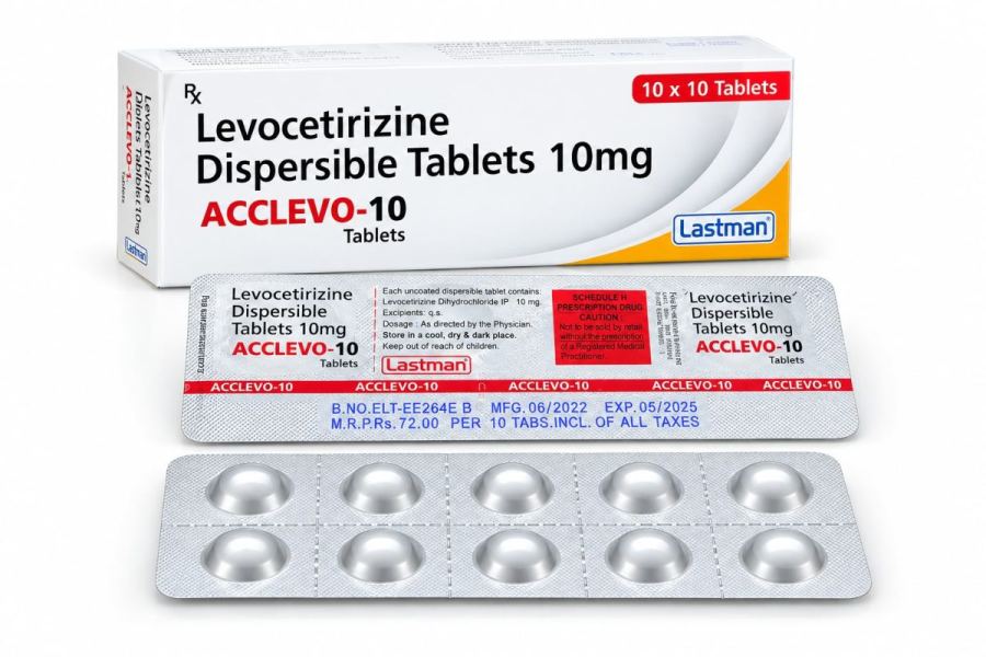 Levocetirizine 10mg dispersible tablets